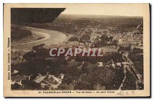 Cartes postales Valence sur Rhone Vue aerienne Le Parc Jouvet
