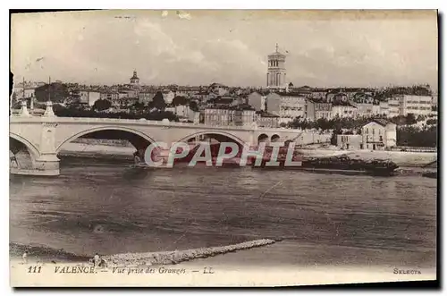 Ansichtskarte AK Valence (Drome) Vue prise des Granges