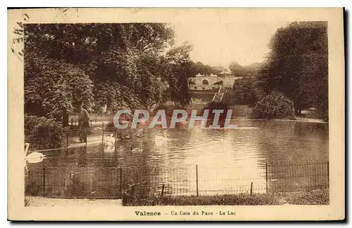 Ansichtskarte AK Valence (Drome) Un Coin du Parc Le Lac