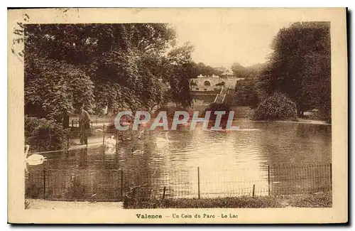 Cartes postales Valence (Drome) Un Coin du Parc Le Lac
