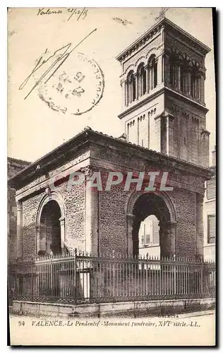 Cartes postales Valence (Drome) Le Pendentif Monument funeraire