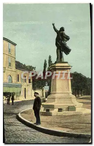 Ansichtskarte AK Valence (Drome) Statue de Bancel