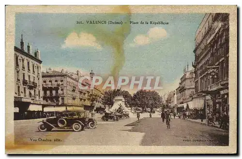 Ansichtskarte AK Valence (Drome) Place de la Republique