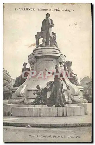 Ansichtskarte AK Valence (Drome) Monument d'Emile Augier