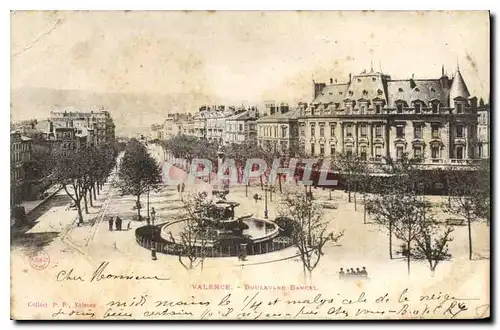 Cartes postales Valence (Drome) Boulevard Bancel