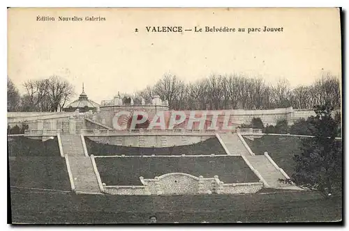Cartes postales Valence (Drome) Le Belvedere au parc Jouvet