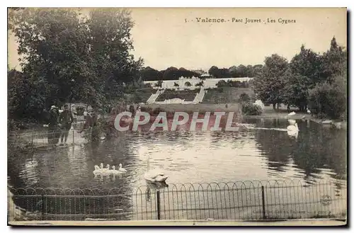 Cartes postales Valence (Drome) Parc Jouvet Les Cygnes