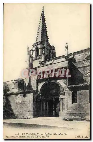 Cartes postales Tarascon Eglise Ste Marthe