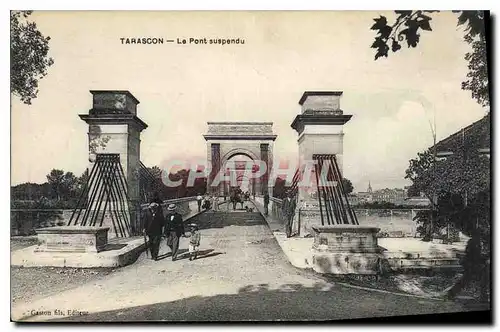 Cartes postales Tarascon Le Pont suspendu