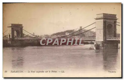 Cartes postales Tarascon Le Pont suspendu sur le Rhone