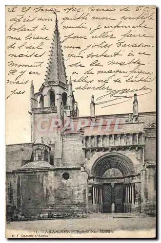 Cartes postales Tarascon Eglise Ste Marthe