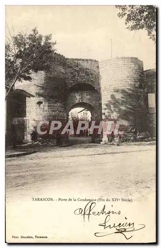 Cartes postales Tarascon Porte de la Condamine (Fin du XIV Siecle)