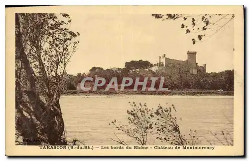 Cartes postales Tarascon (B du Rh) Les bords du Rhone Chateau de Montmorency