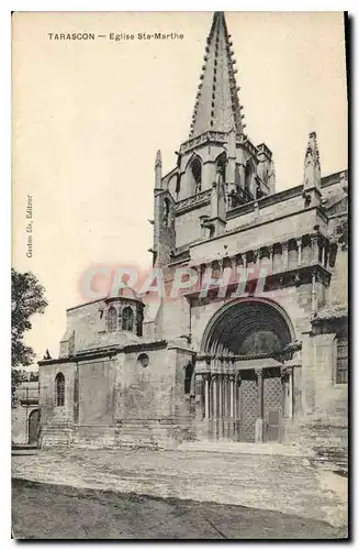 Cartes postales Tarascon Eglise Ste Marthe