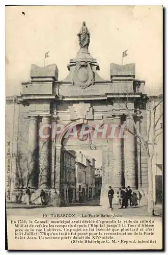 Ansichtskarte AK Tarascon La Porte Saint Jean