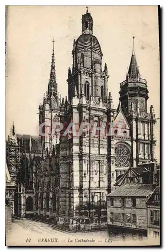 Cartes postales Evreux La Cathedrale