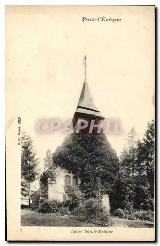 Ansichtskarte AK Pont l'Eveque Eglise Sainte Melaine