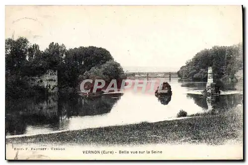 Cartes postales Vernon (Eure) Belle vue sur la Seine