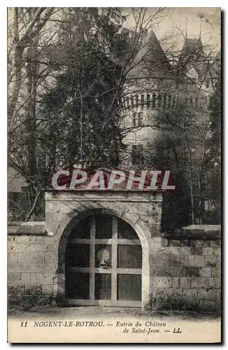Cartes postales Nogent le Rotrou Entree du Chateau de Saint Jean