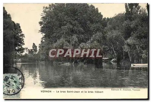 Ansichtskarte AK Vernon (Eure) Le bras Saint Jean et le bras Hebert