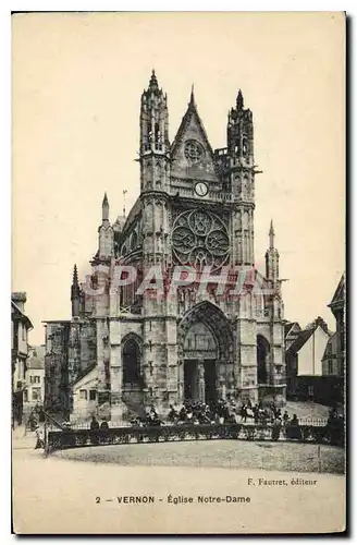 Cartes postales Vernon (Eure) Eglise Notre Dame