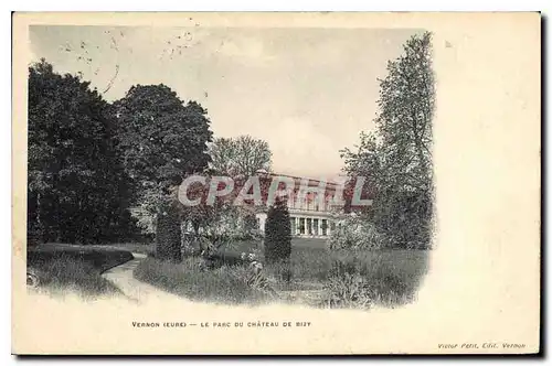 Cartes postales Vernon (Eure) Le Parc du Chateau de Bizy