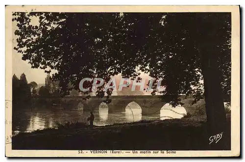 Ansichtskarte AK Vernon (Eure) Un matin sur la Seine