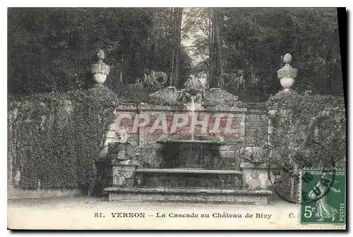 Cartes postales Vernon (Eure) La Cascade au Chateau de Bizy