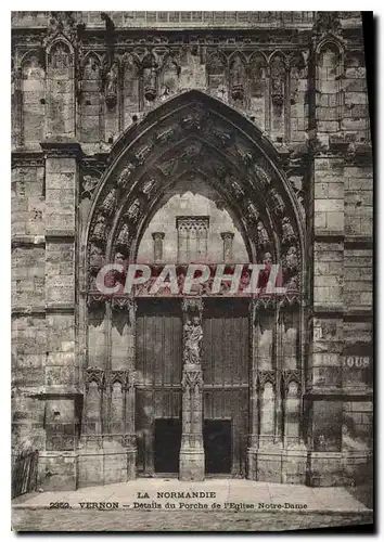 Cartes postales La Normandie Vernon (Eure) Details du Proche de l'Eglises Notre Dame