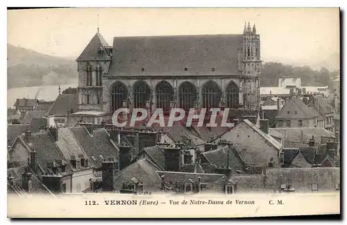 Ansichtskarte AK Vernon (Eure) Vue de Notre Dame de Vernon
