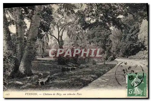 Cartes postales Vernon (Eure) Chateau de Bizy un coin du Parc