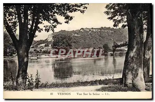 Ansichtskarte AK Vernon (Eure) Vue Sur la Seine