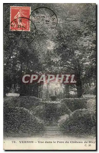 Cartes postales Vernon (Eure) Vue dans le Parc du Chateau de Bizy