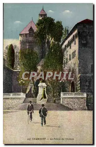 Ansichtskarte AK Chambery (Savoie) Le Perron du Chateau