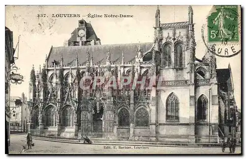 Ansichtskarte AK Louviers Eglise Notre Dame