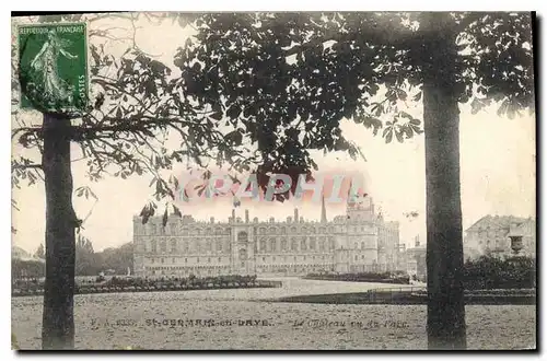 Cartes postales Saint Germain en Laye le Chateau vu du Parc