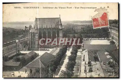 Cartes postales Vincennes Int�rieur du Vieux Fort Vue Panoramique