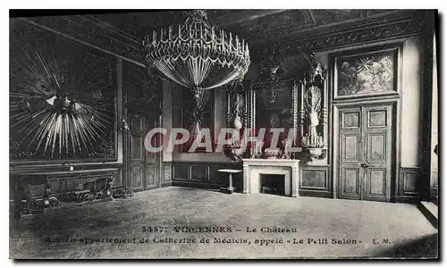 Ansichtskarte AK Vincennes Le Chateau Ancien appartement de Catherine de Mesicis appele Le Petit Salon