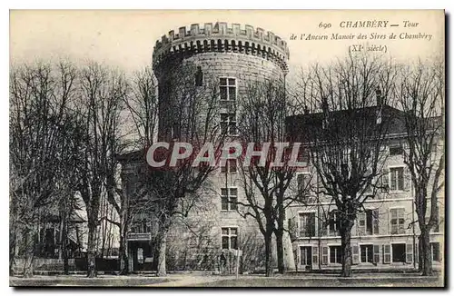 Cartes postales Chambery Tour de l'Ancien Manoir des Sires de Chambery