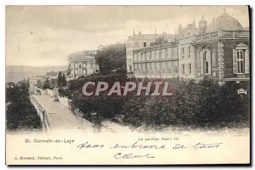 Cartes postales St Germain en Laye Le Pavilion Henri IV