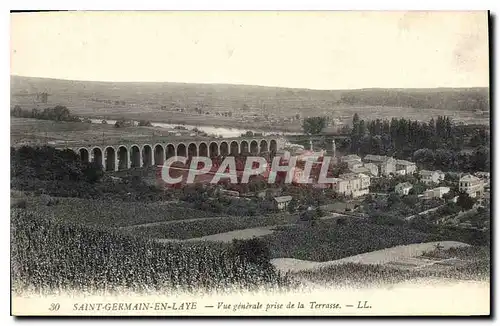 Cartes postales Saint Germain en Laye Vue generale prise de la Terrasse