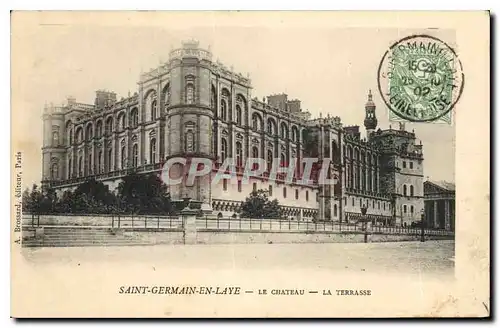 Cartes postales Saint Germain en Laye Le Chateau La Terrasse