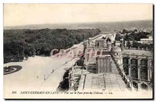 Cartes postales Saint Germain en Laye Vue sur le Parc prise du Chateau