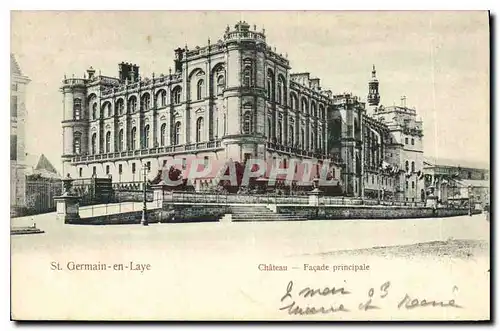 Cartes postales St Germain en Laye Chateau Facade principale