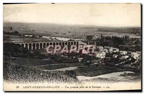 Cartes postales Saint Germain en Laye Vue generale prise de la Terrasse