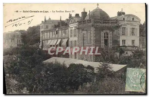 Ansichtskarte AK Saint Germain en Laye Le Pavillon Henri IV