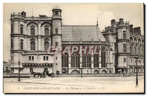 Cartes postales Saint Germain en Laye Le Chateau et la Chapelle