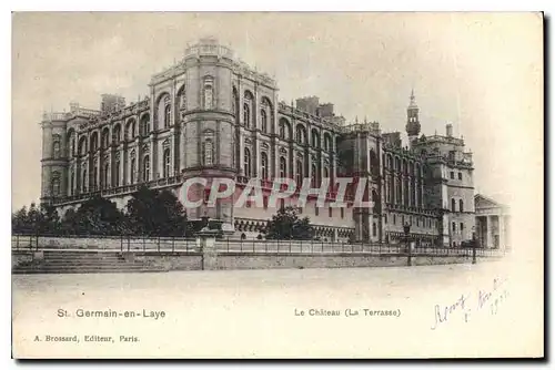 Cartes postales St Germain en Laye Le Chateau La Terrasse