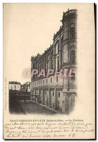 Cartes postales Saint Germain en Laye Seine et Oise Le Chateau