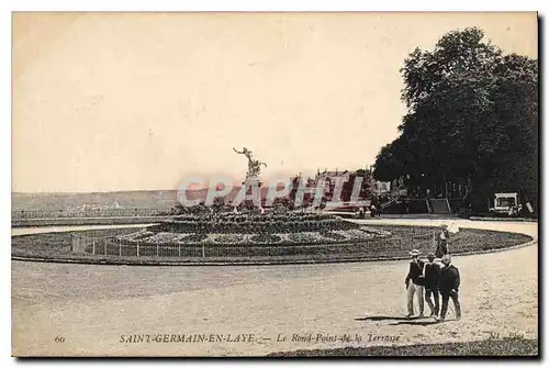 Cartes postales Saint Germain en Laye Le Rond Point de la Terrasse